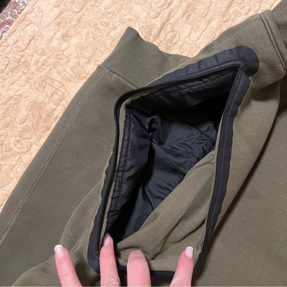 Nike Dark Olive Jogger Pants (flaws- see description) - Picture 2 of 10